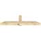 Ekena Millwork Eugene Rough Sawn Timber Gable Bracket, Douglas Fir, 84"W x 24"H x 6"D x 6"F, 7/12 Pitch GBW084X24X0606EUG00RDF - alternate 4